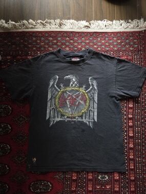 Vintage Single Stitch Slayer Graphic Band Tee (S)